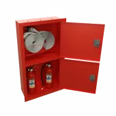 Шкафы пожарные для двух кранов, двух рукавов и двух огнетушителей (ШПК-320-12)