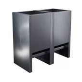 Подставка для двух огнетушителей П-15-2 "Урна" из нержавеющей стали Подставка для двух огнетушителей П-15-2 "Урна" из нержавеющей стали